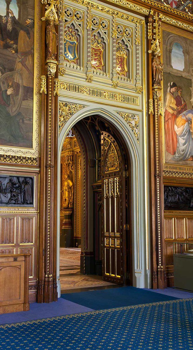 Пьюджин, английская неоготика – 40 фото интерьеров -51