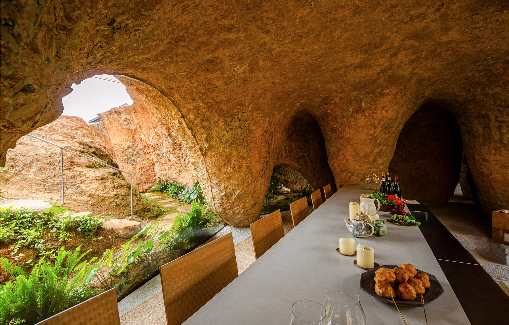 日本地下覆泥住宅与餐厅综合体丨Junya Ishigami + Associates-17