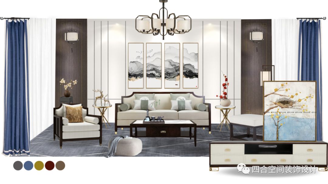 太原城上城 125㎡中式家居设计，自然与优雅的完美融合-15