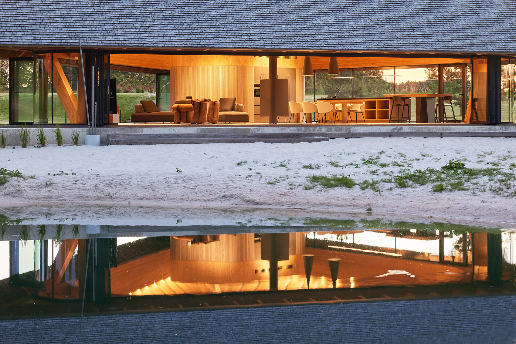 池畔小屋丨立陶宛丨HEIMA architects-32