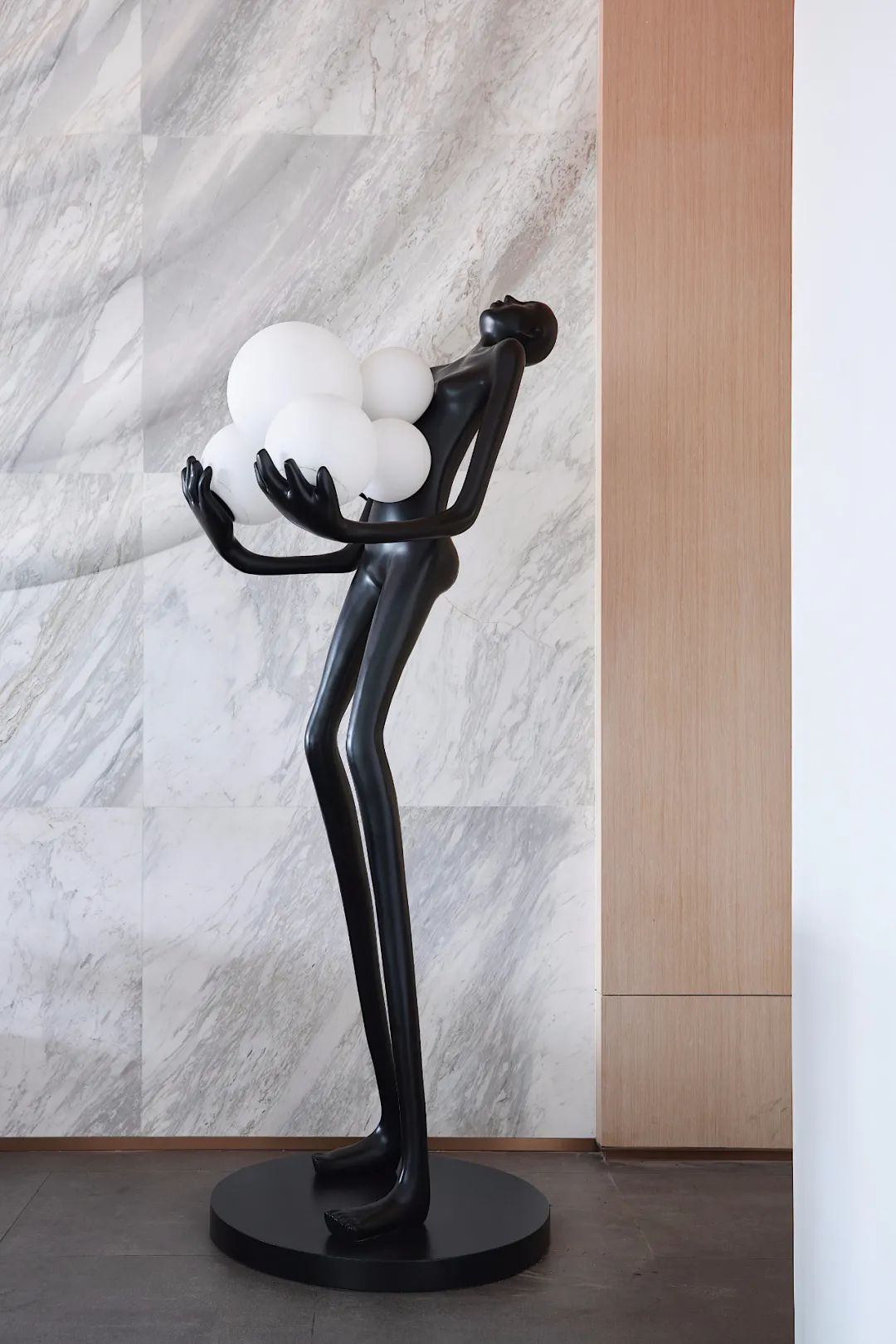 昆明天誉城售楼处与样板房 | 现代简约与爱马仕橙的碰撞-10