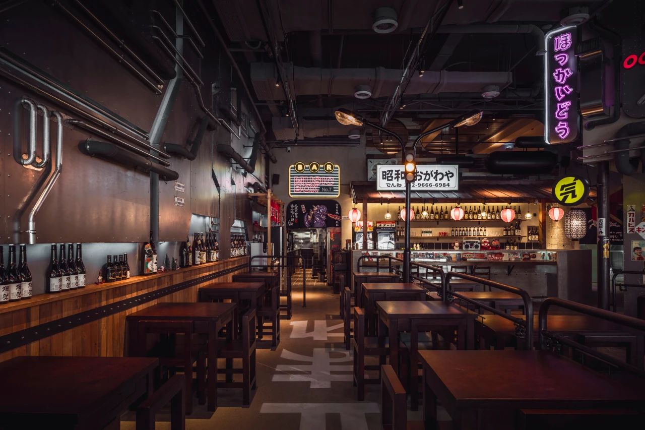 小川料理 · 异形外墙与科技感交融的日式餐厅设计丨中国武汉丨12SQUARE-30