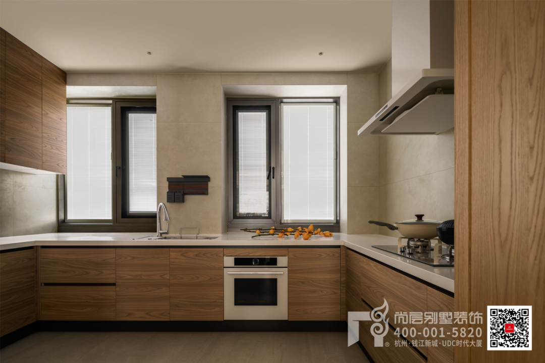 500㎡富春壹号院·木影流光·自然叙事的现代“剪影”别墅丨杭州尚层装饰-38