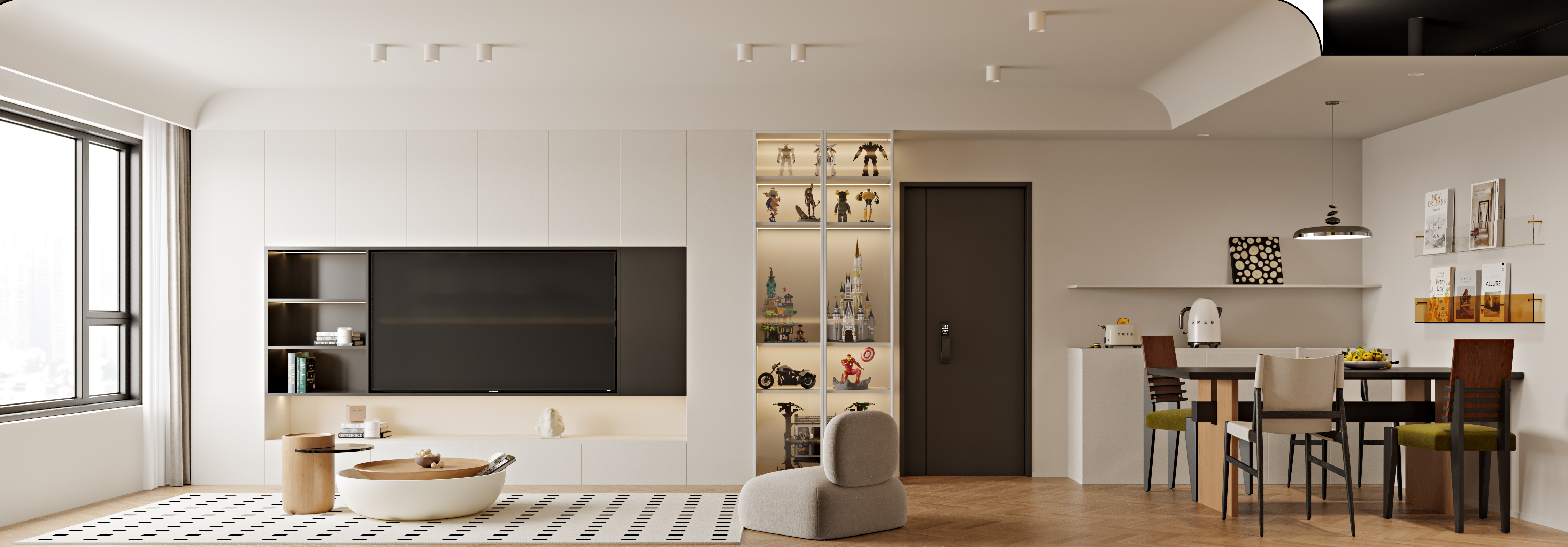 现代奶油简约风-艺米效果图-6