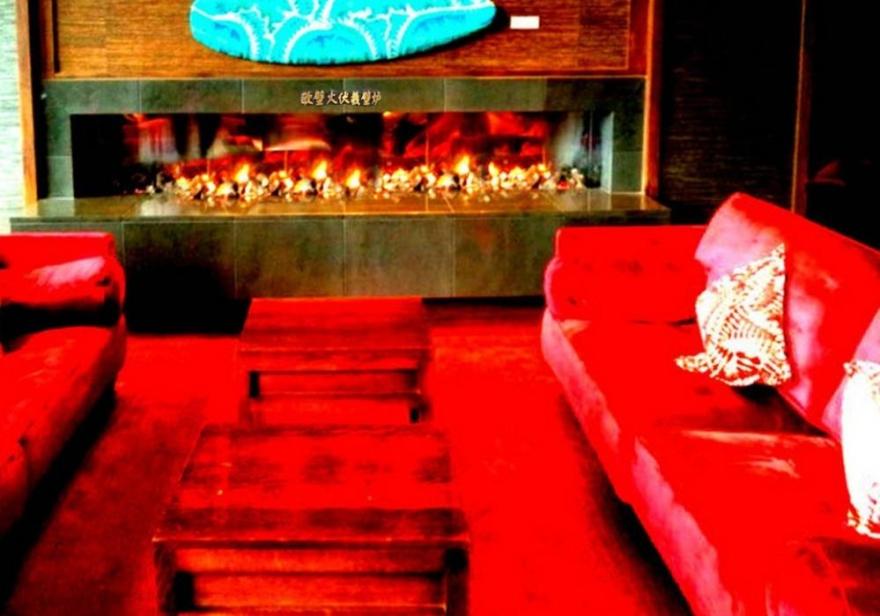 现代客厅财位设计 | 长条伏羲 3D 雾化壁炉-22