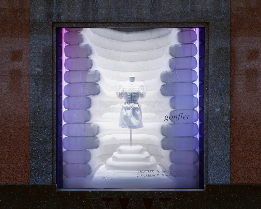 巴黎 Galeries Lafayette 白色梦幻橱窗设计-8