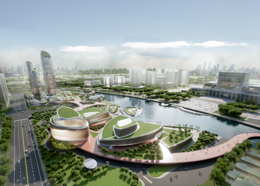 宁波镇海新城箭港湖南岸地块城市设计概念方案丨中国宁波-41