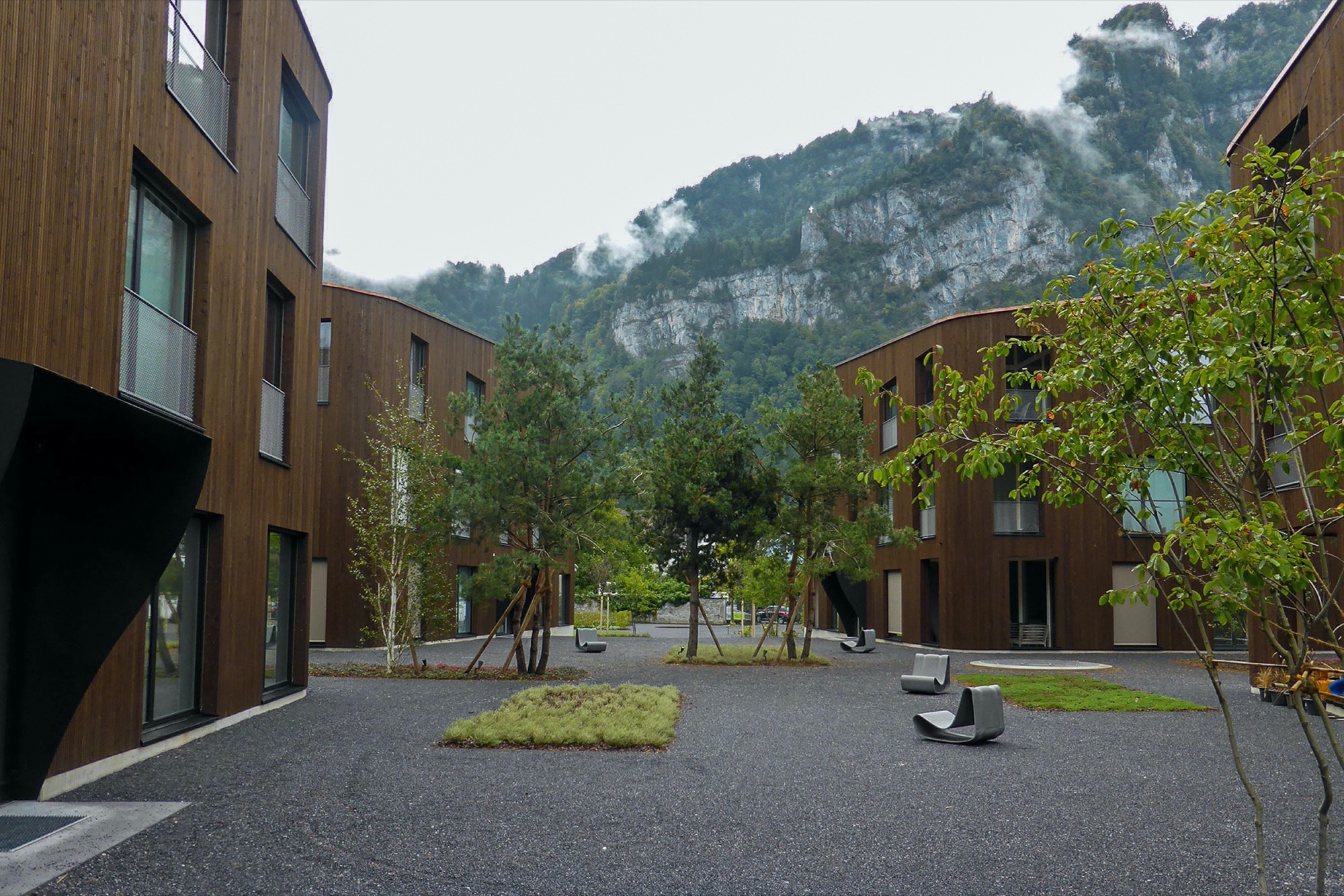 Näfels 市新住宅区设计丨瑞士-0