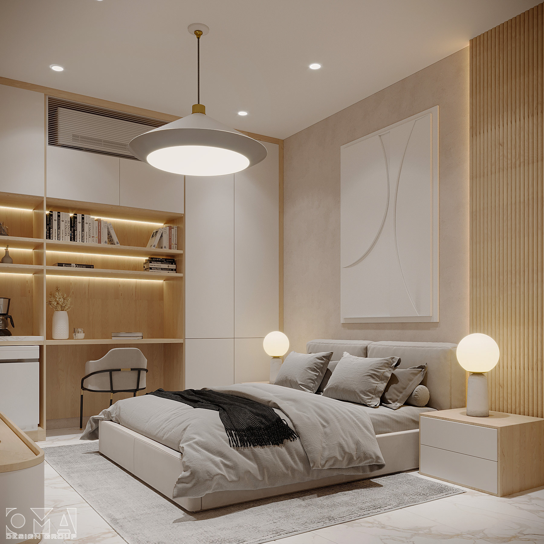 撒哈拉酒店室内设计复式套房丨沙特阿拉伯丨SPIRE-12