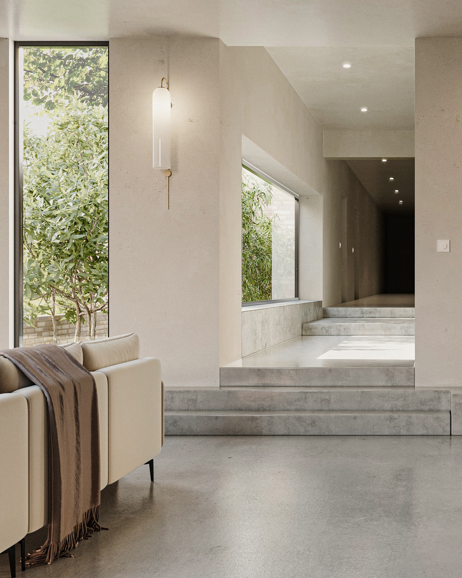 Japandi 室内概念设计丨Laura Dauby-0