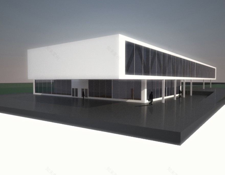 山丘之上的绿色马球学校-0