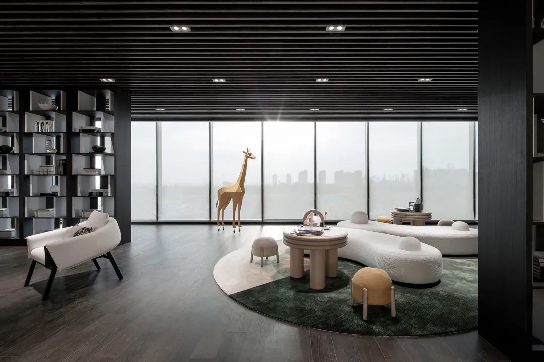 融创南昌·玖玺台销售中心 | 现代简约中的艺术与自然共生-104