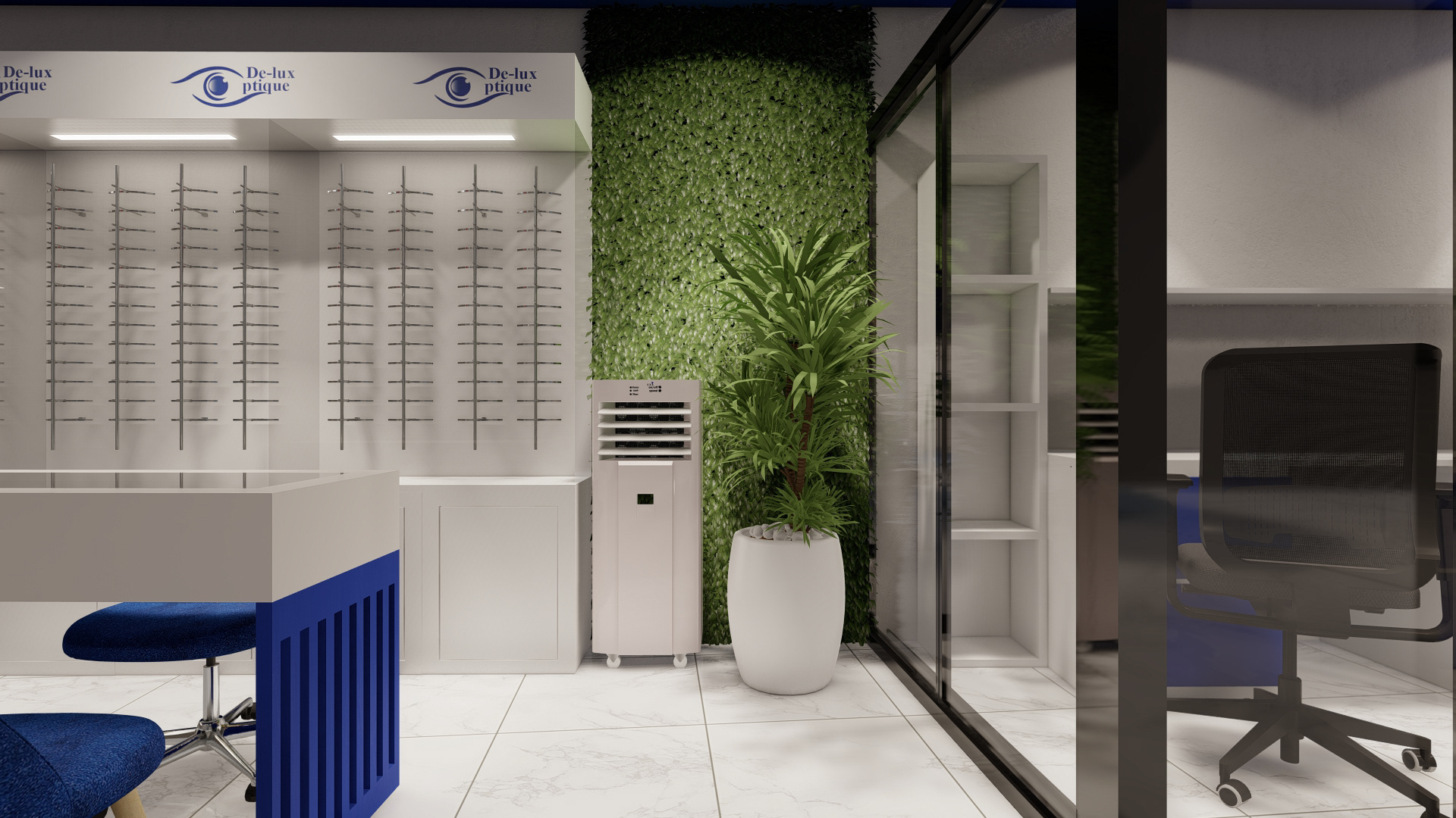 喀麦隆布埃亚一家医学眼镜店的装修-12