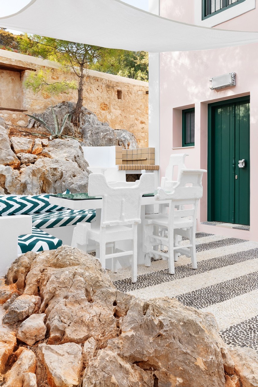 粉红色住宅丨希腊丨Savvas Laz-4