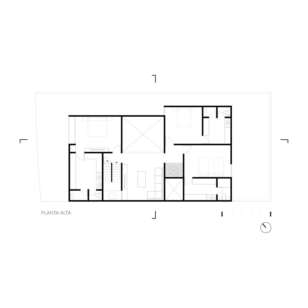 墨西哥 D-4 别墅 | 木质立方体与户外庭院打造独特空间-40