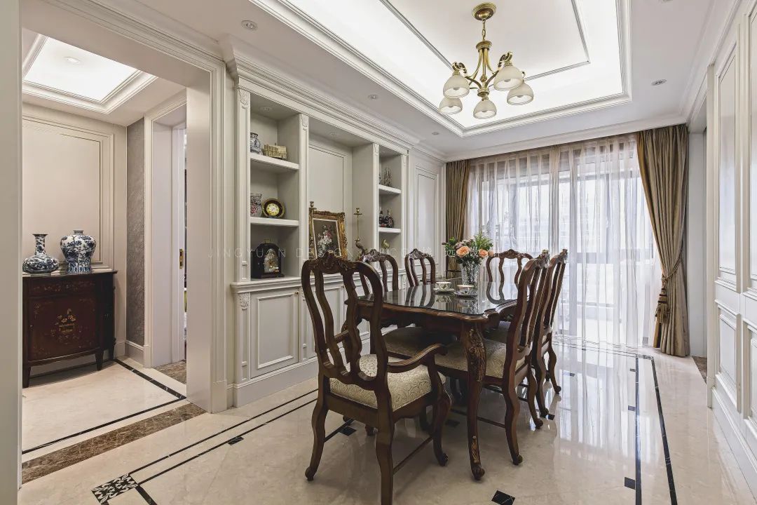 尚海丽景 140㎡美式轻奢风,优雅高级感爆棚-41