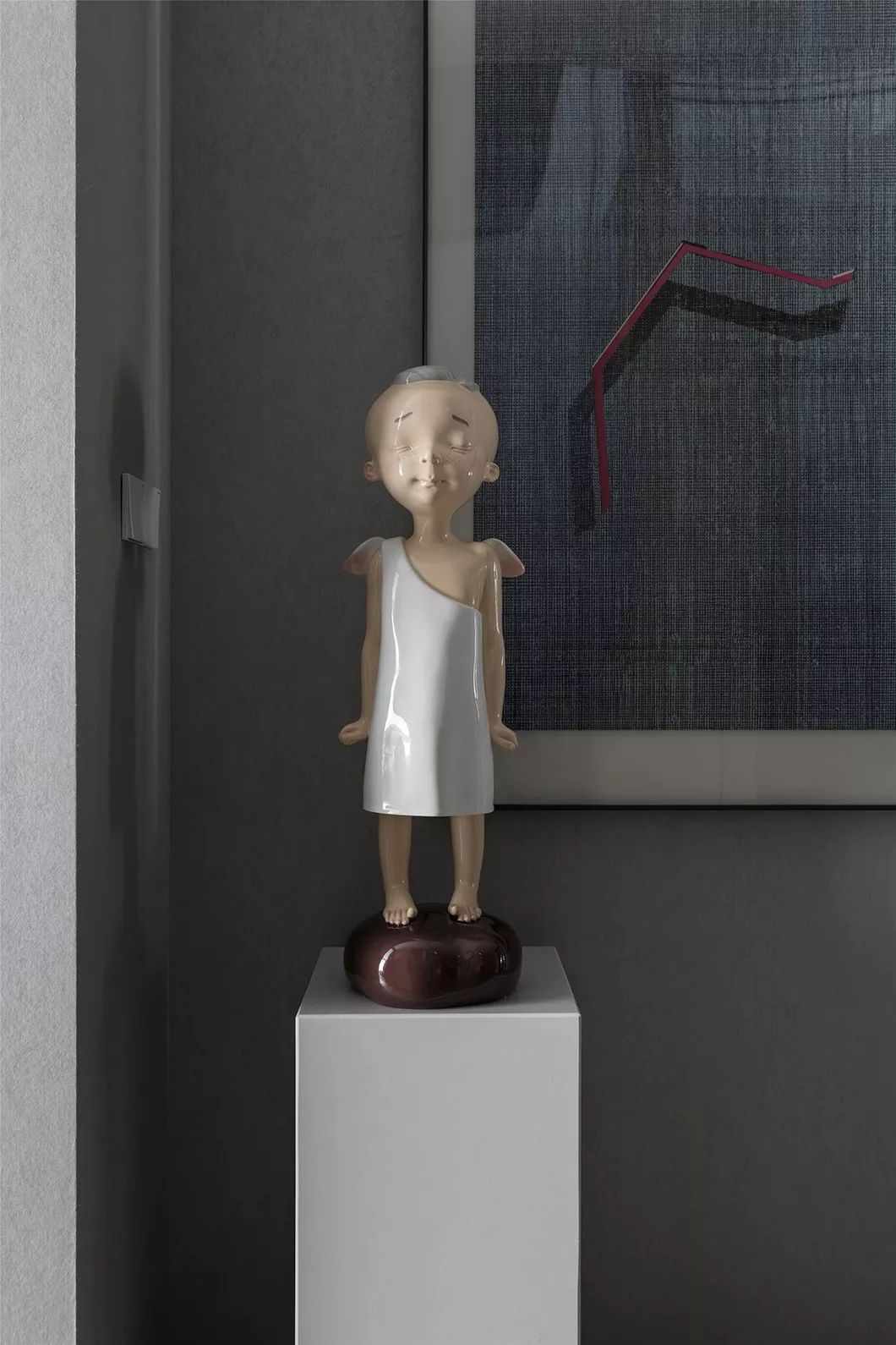 360㎡高级灰别墅 | 围炉夜话，回归本心的感动-46