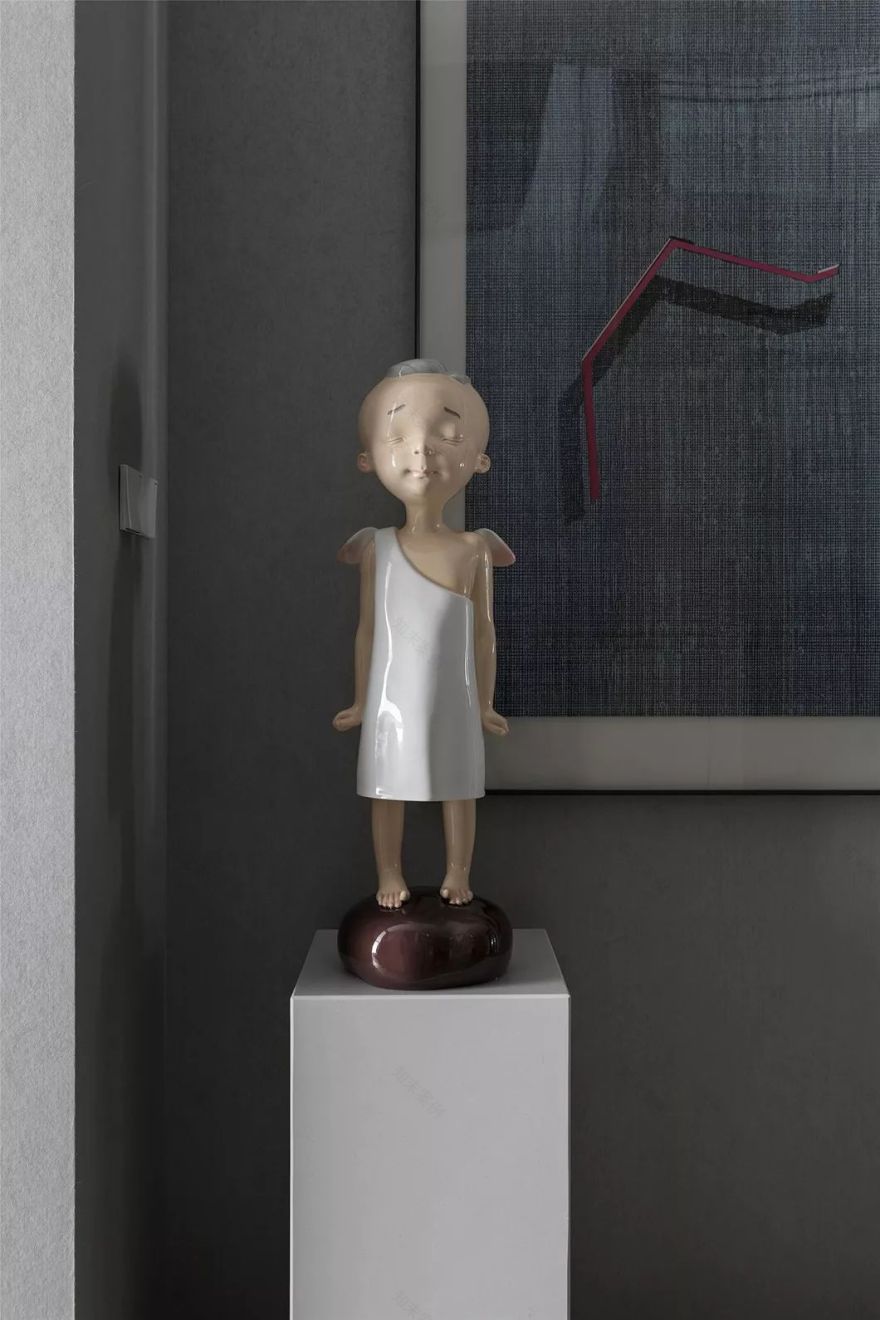 360㎡高级灰别墅 | 围炉夜话,回归本心的感动-46