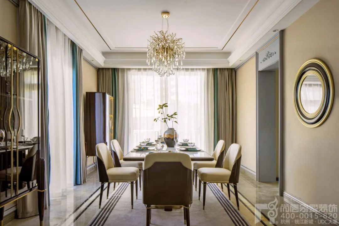 欧式混搭优雅空间丨中国杭州丨尚层别墅装饰-34