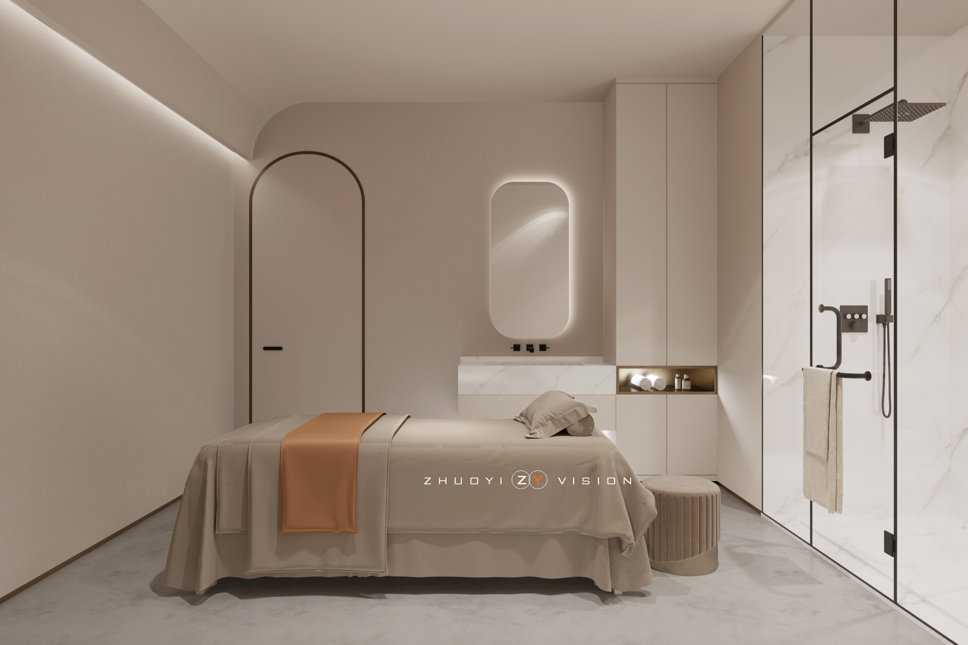 美容院设计表现-15