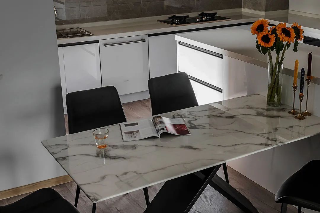 咸阳 123㎡二手房改造,高级黑电视墙设计惊艳翻倍!-35