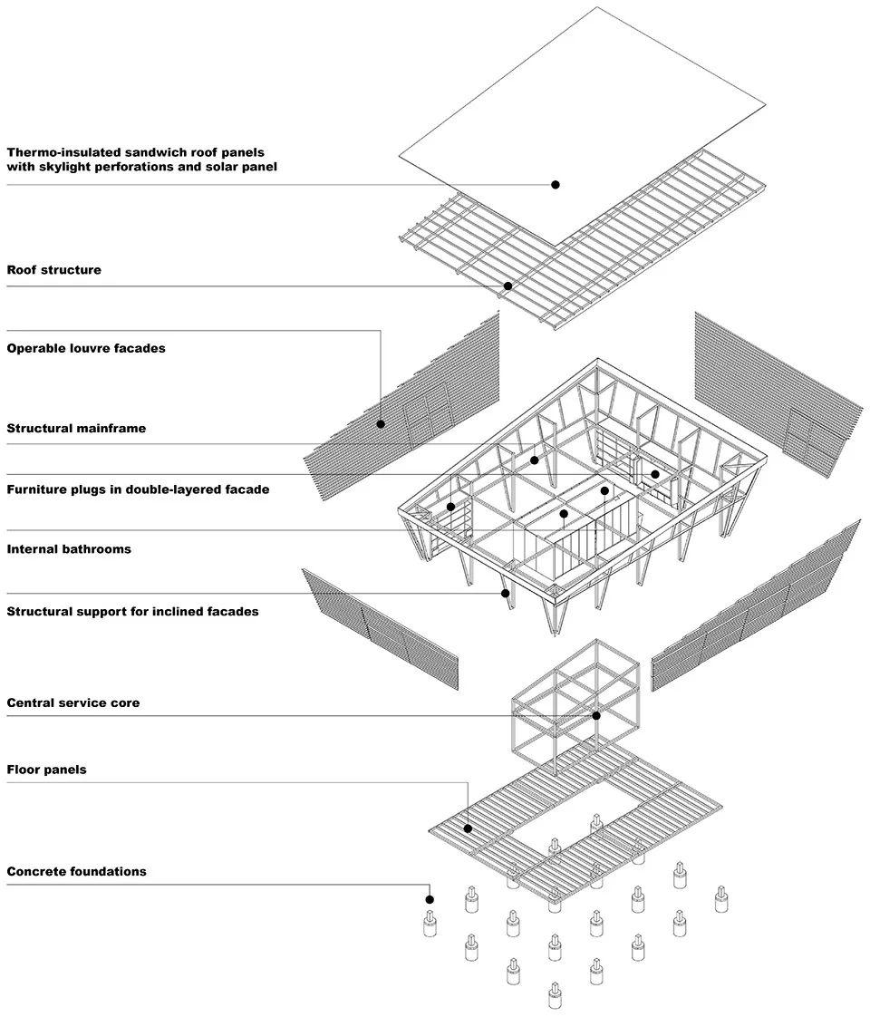 热带雨林中的环保小屋-42