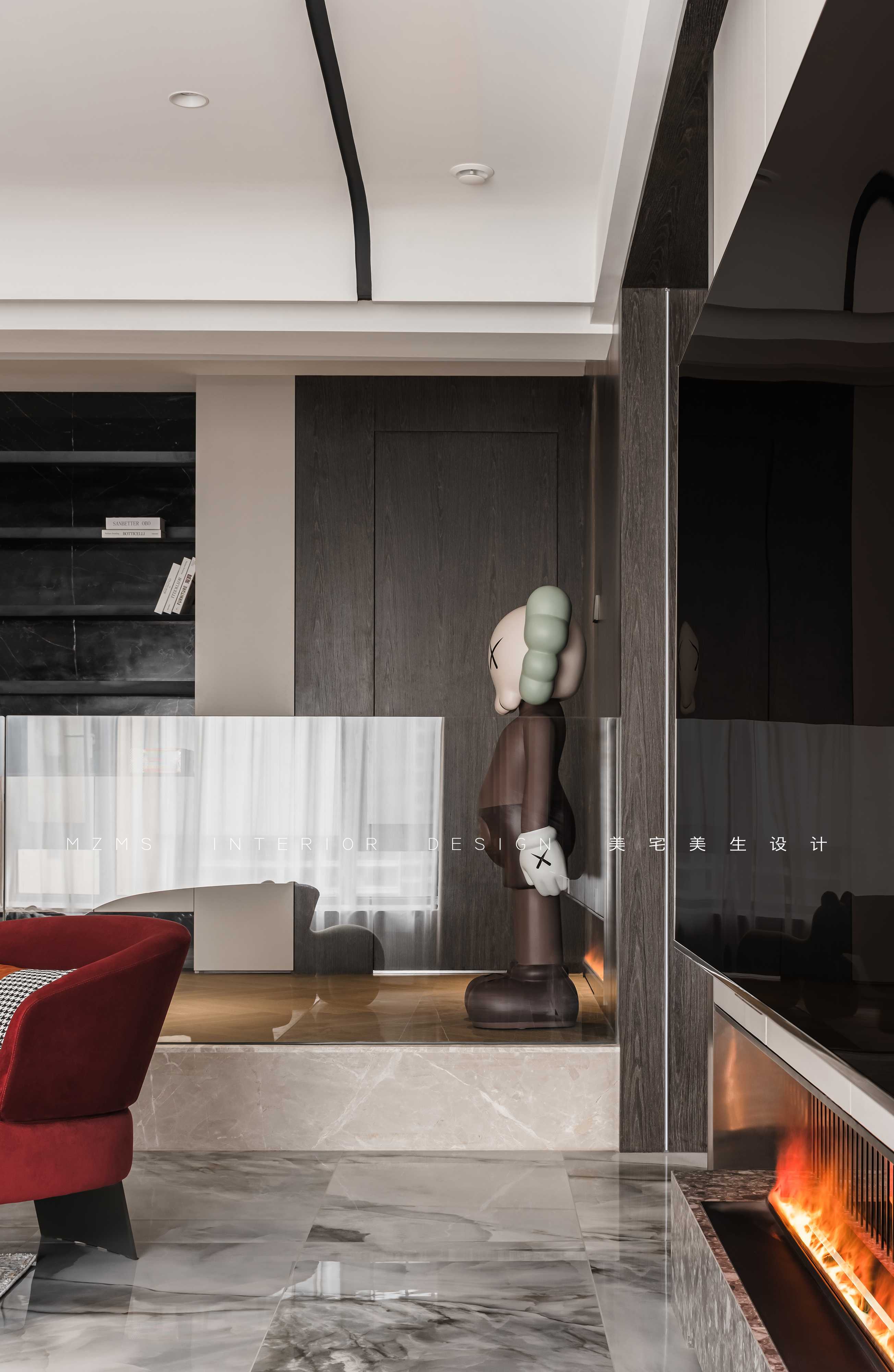 岩壑 · 武汉星海洪城现代简约住宅设计丨中国武汉丨美宅·美生设计-40