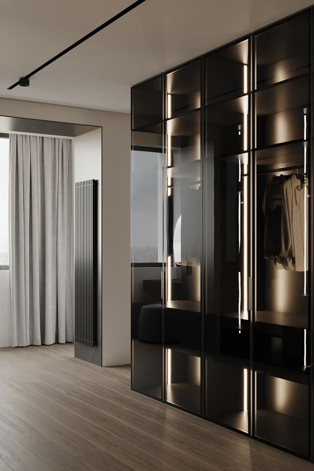 127㎡顶层复式简约干练公寓设计丨KYDE.architects-49