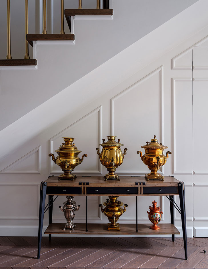 莫斯科郊区多彩私宅设计-6