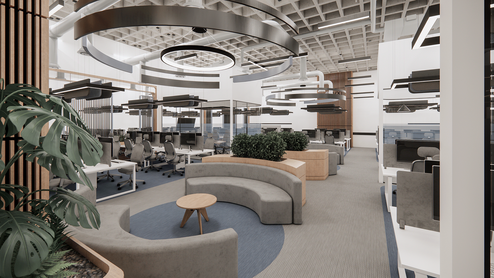 联合办公，Modern-Industrial Office Design-37