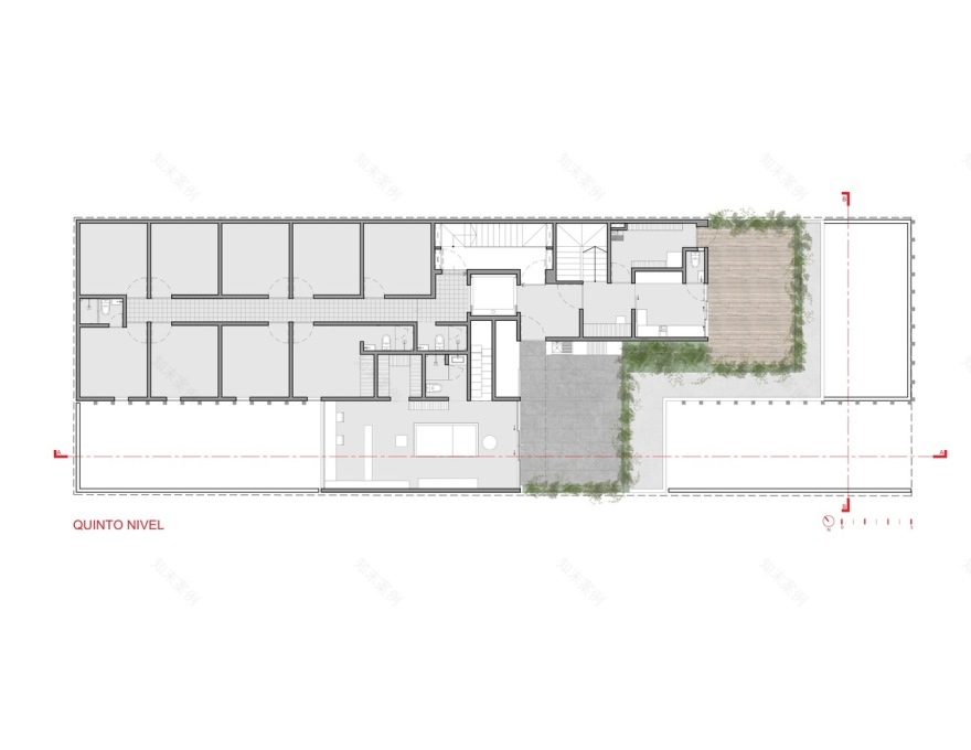 墨西哥城市中心绿意盎然的高级公寓楼-31