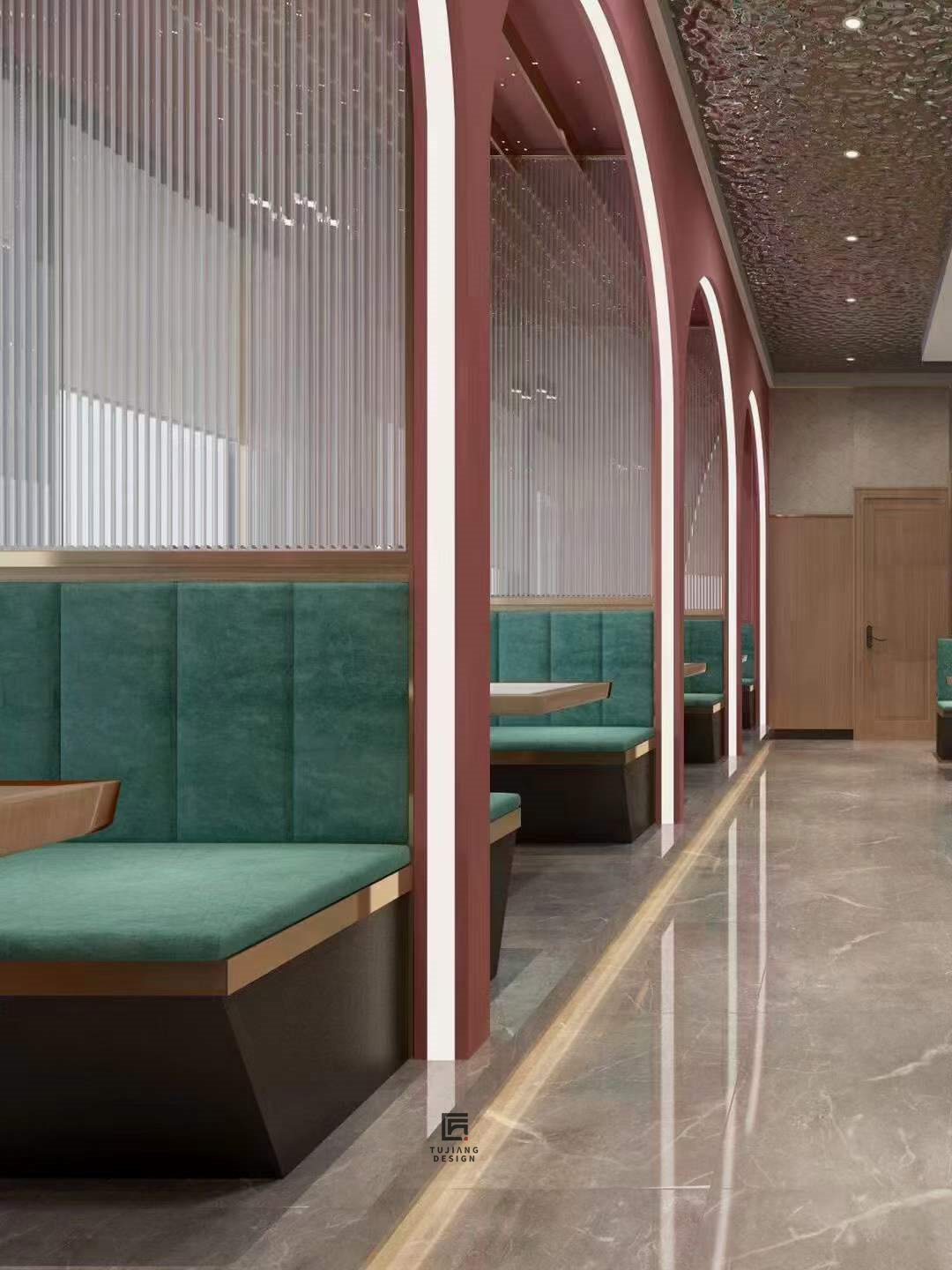 工装烤肉店设计案例｜热情与冰冽碰撞的高级感-3