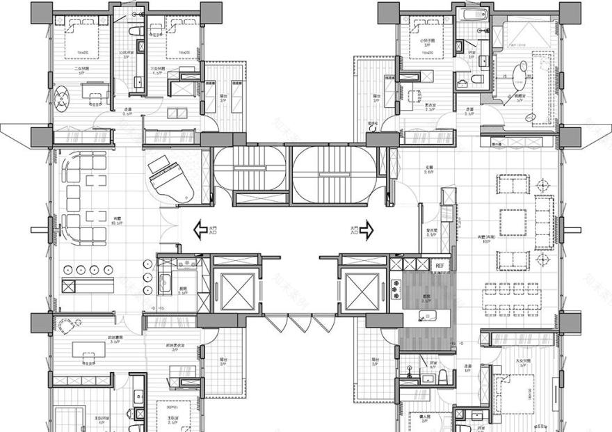 陈承泽设计 | 自住款客皆大方!玻璃元素打造未来感空间-24