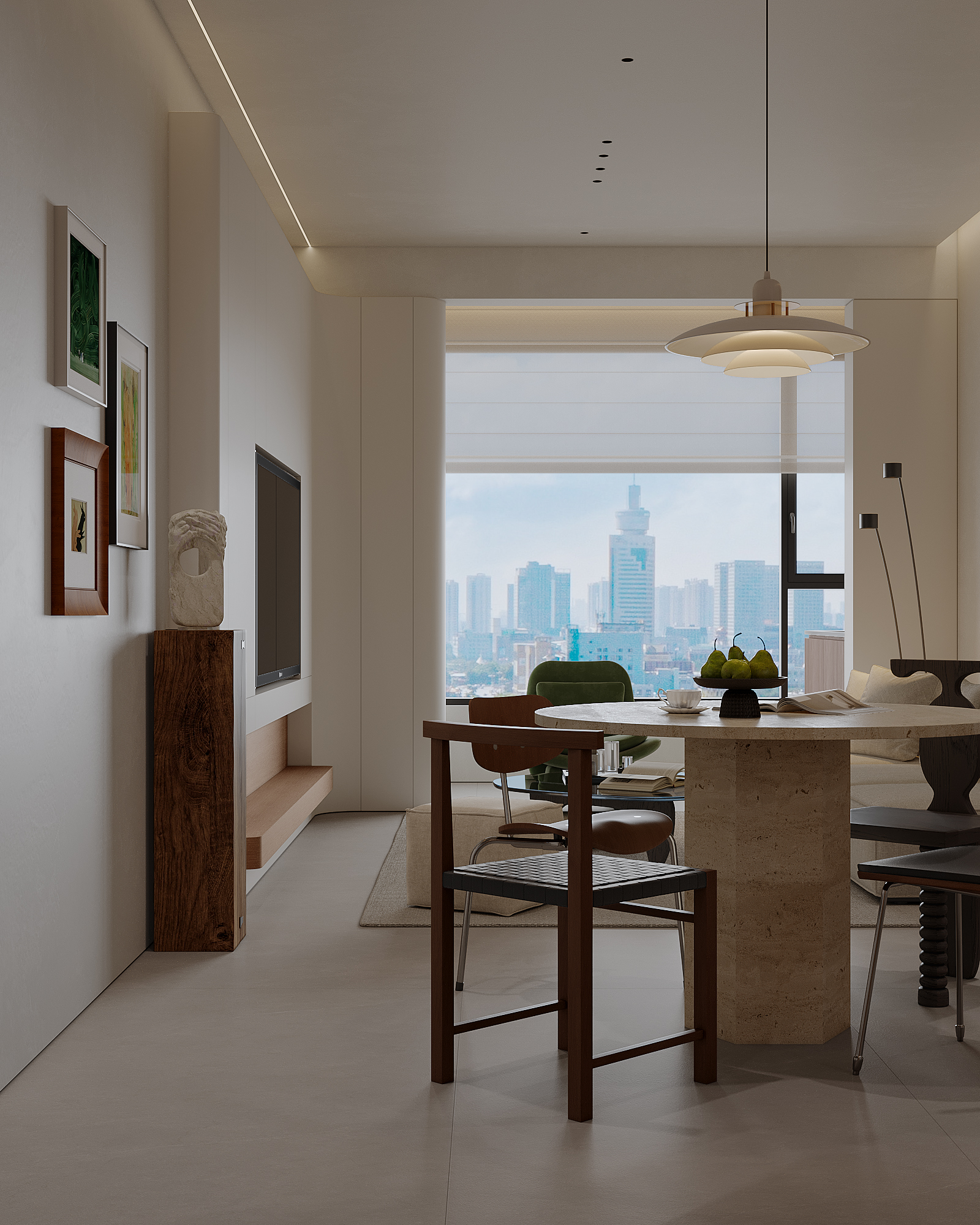 Vike表现新作|现代奶油家-0