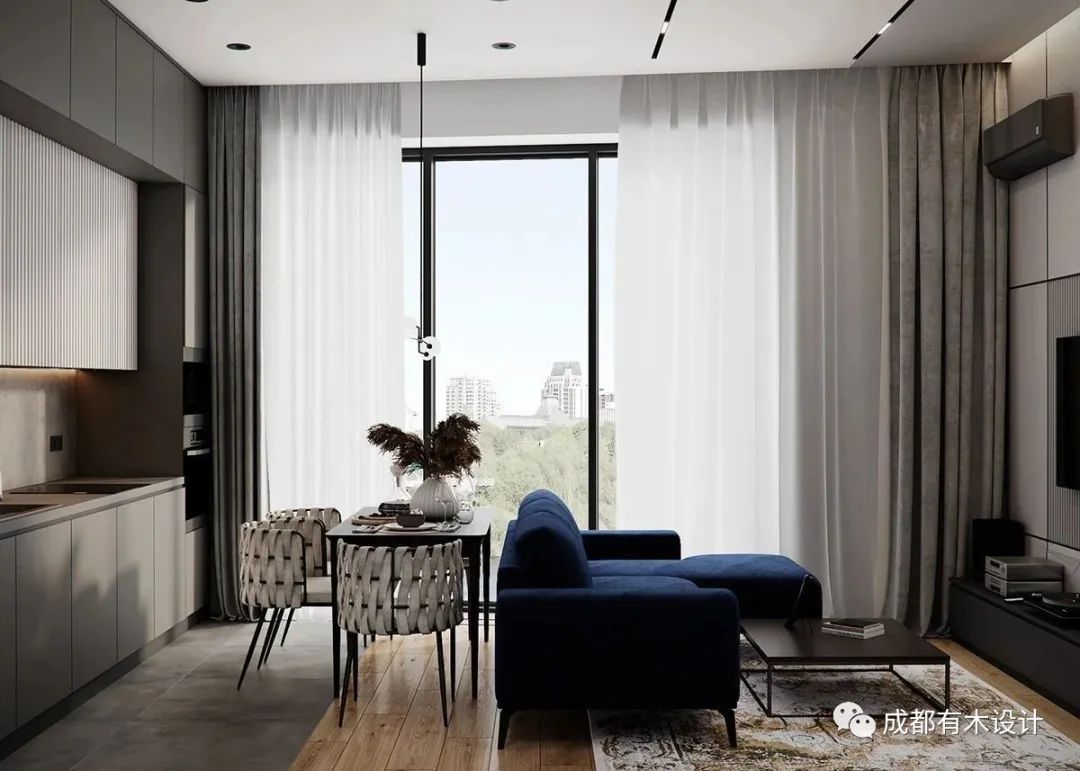 73㎡简约轻奢空间设计-9