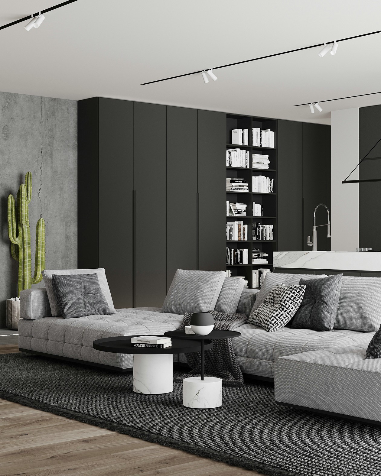 高级黑+高级灰 舒适到极致的现代感-3