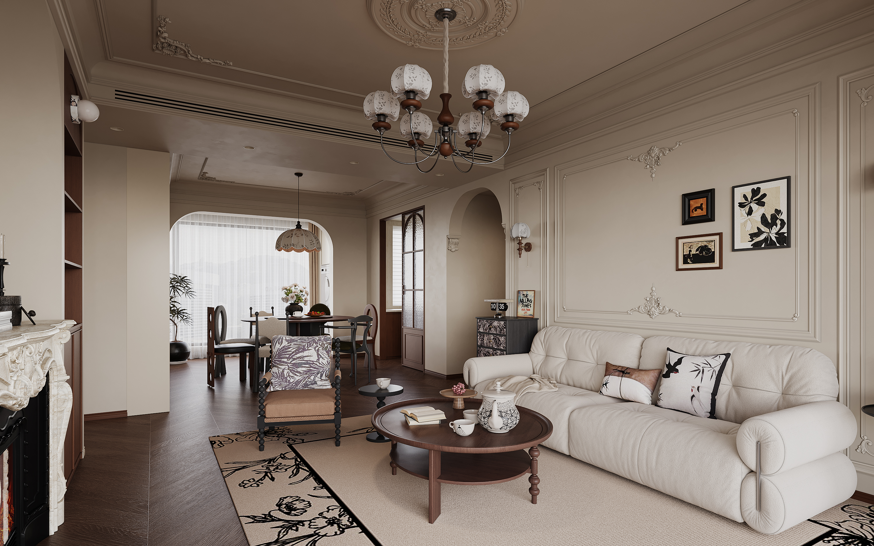 近期渲染｜法式中古-3