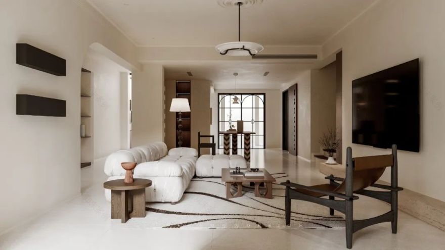 长沙橘郡礼顿山法式中古风住宅设计丨中国长沙丨长沙另存為全案设计-15