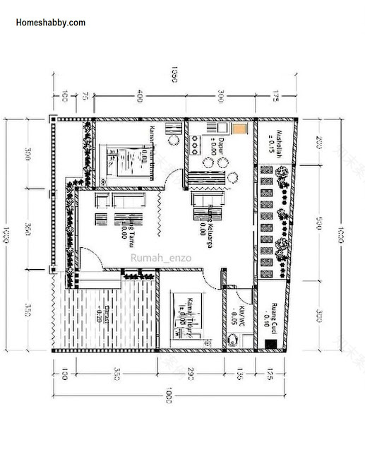 70㎡住宅设计(含半开放式清真寺)-6