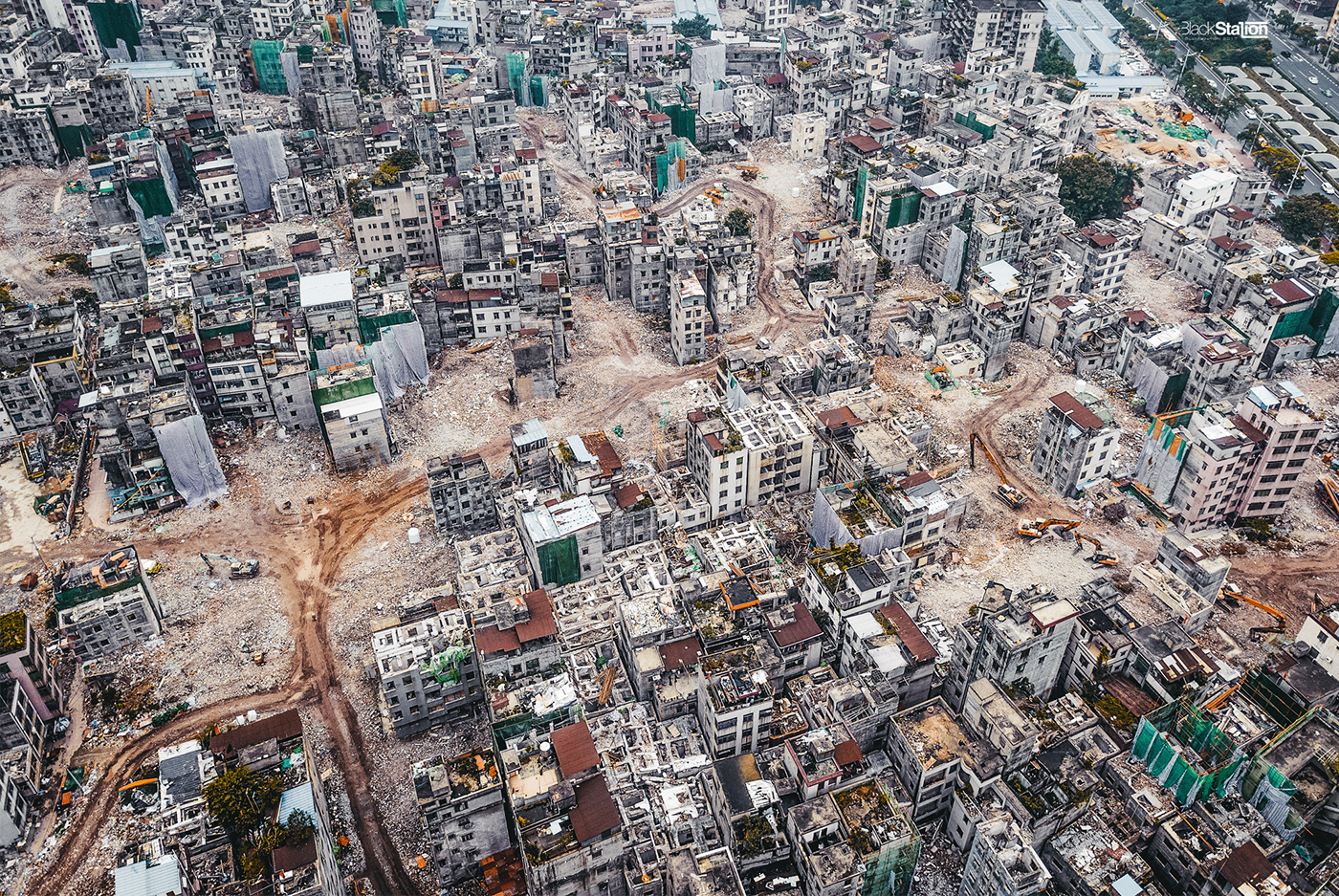 广州西安村的城中村改造-1