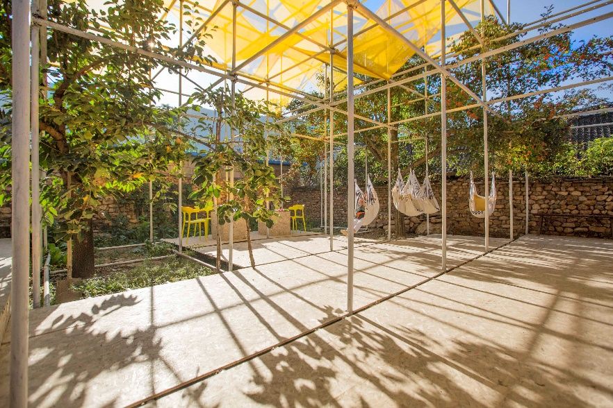 一星期 一万元 零废弃 | 脚手架建起的乡村艺廊-63