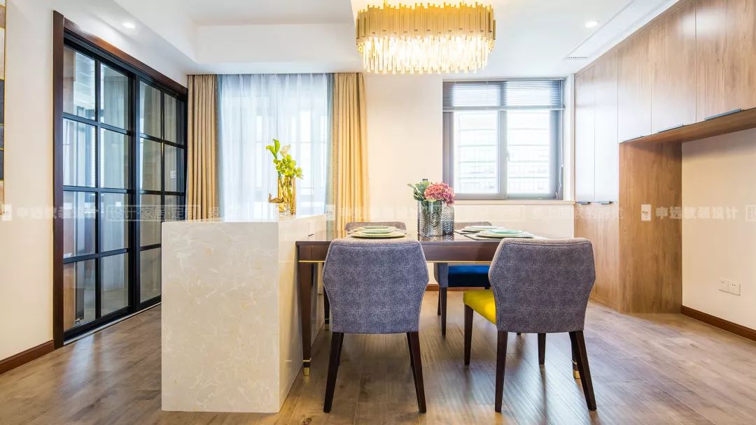 【申远软装百套实景案例】海琪园 119㎡ 现代轻奢-21