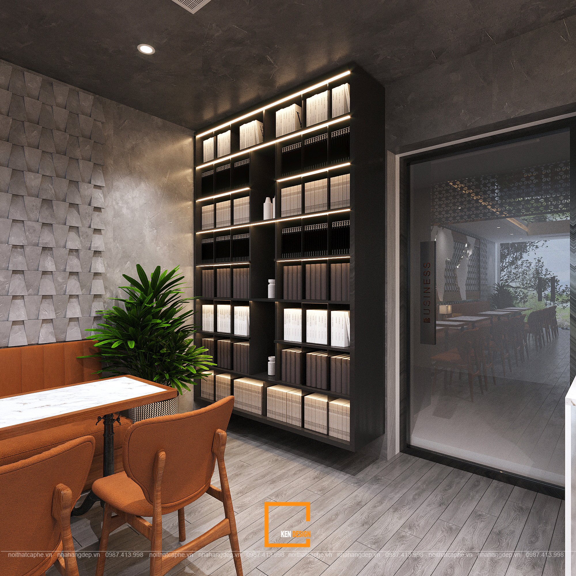 Business Coffee商务咖啡馆设计丨越南河内丨Ken Design-44