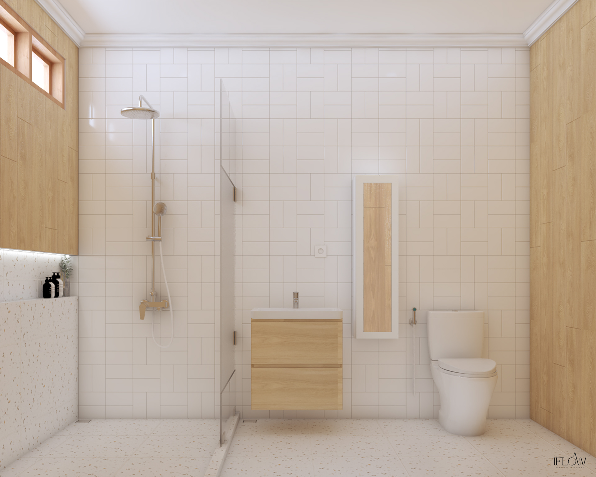 ONSEN BATHROOM 现代浴室设计丨印度-5