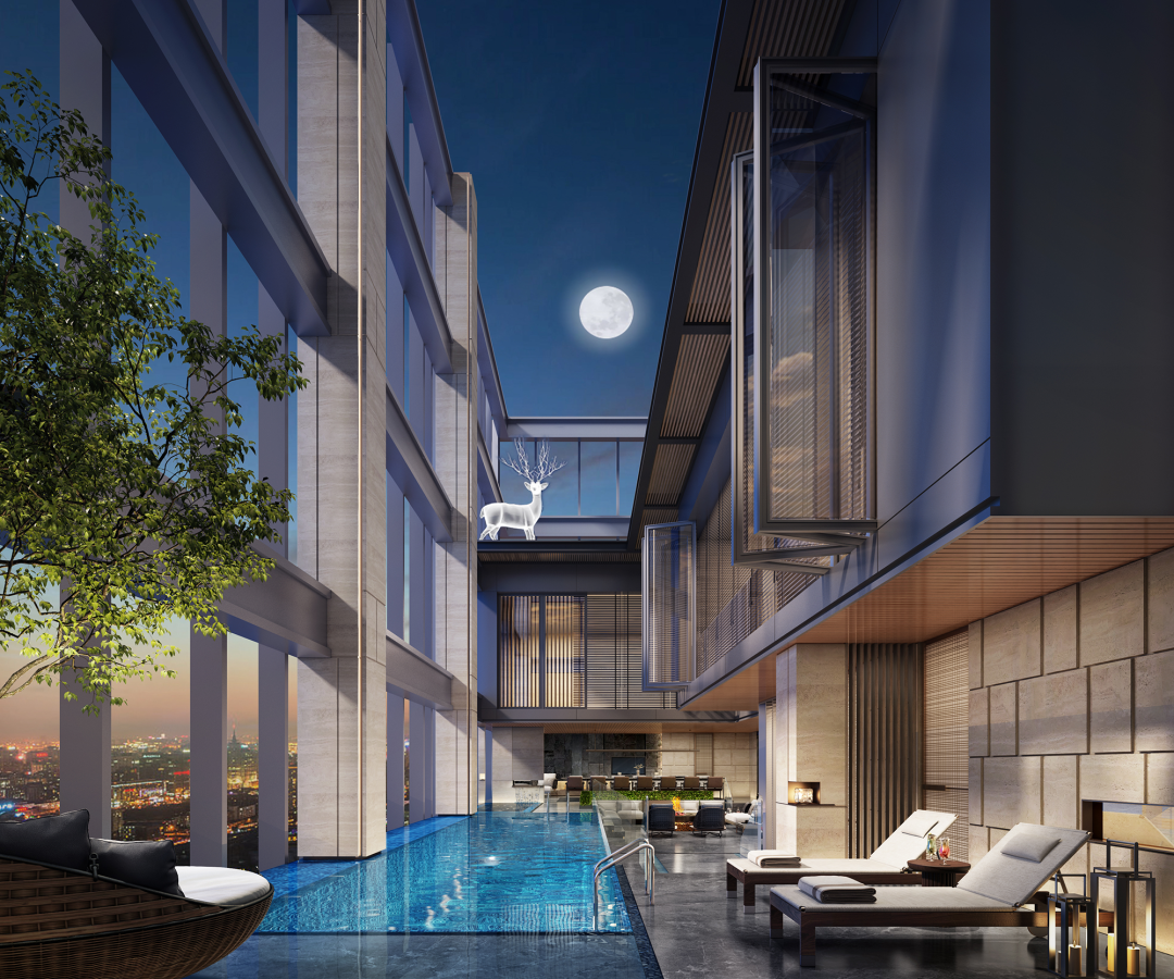 【原创】格致设计出品｜1500㎡意式轻奢空中别墅-104