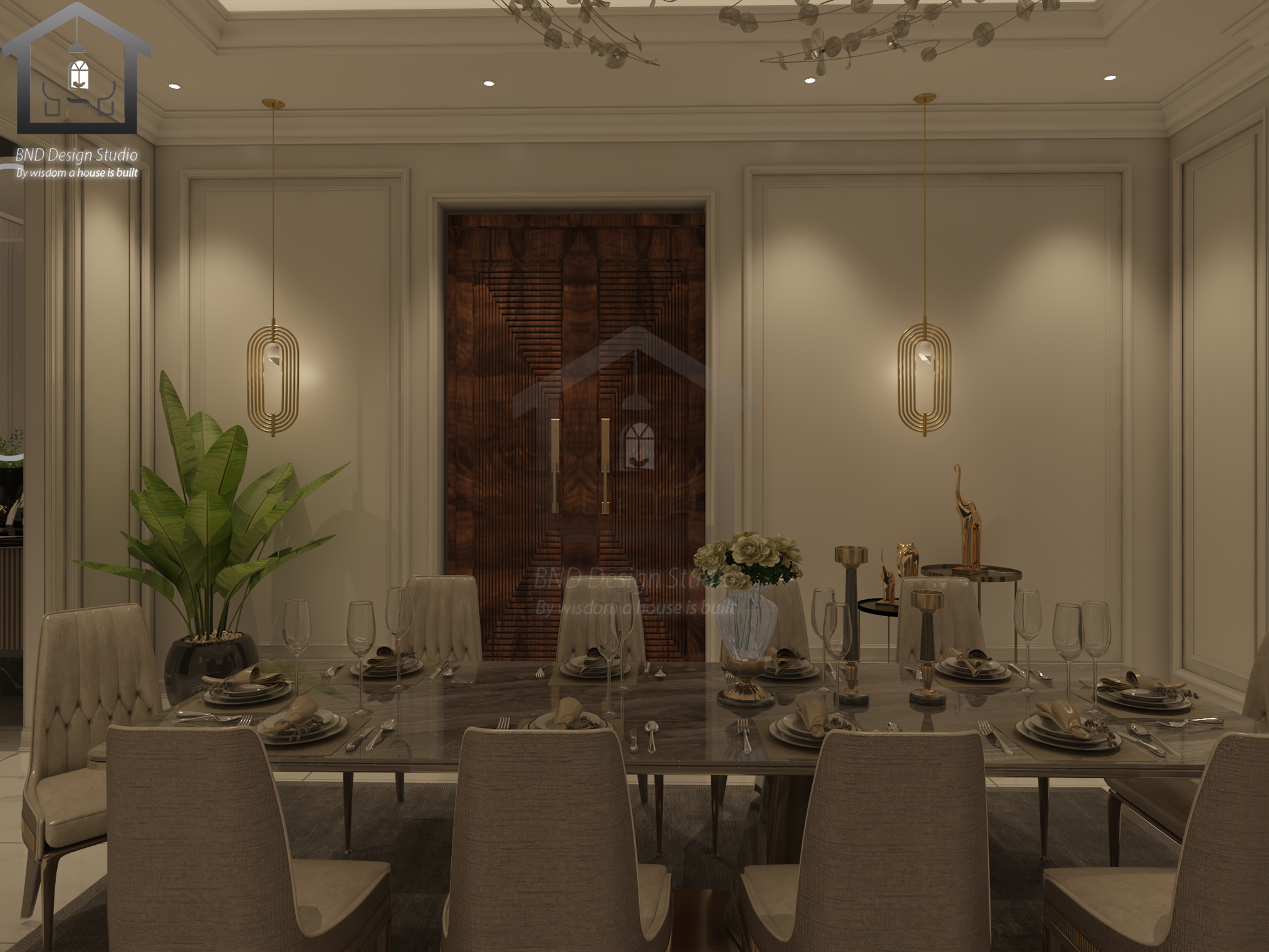 Interior Lighting design - Private Villa - KSA-6