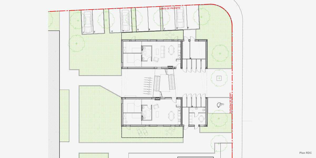 10 logements collectifs individualisés - CoCo architectureCoCo architecture-5