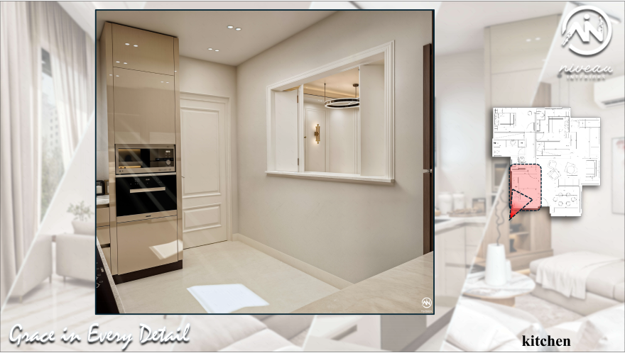 Full Residential Apartment New Classic Interior Design-17