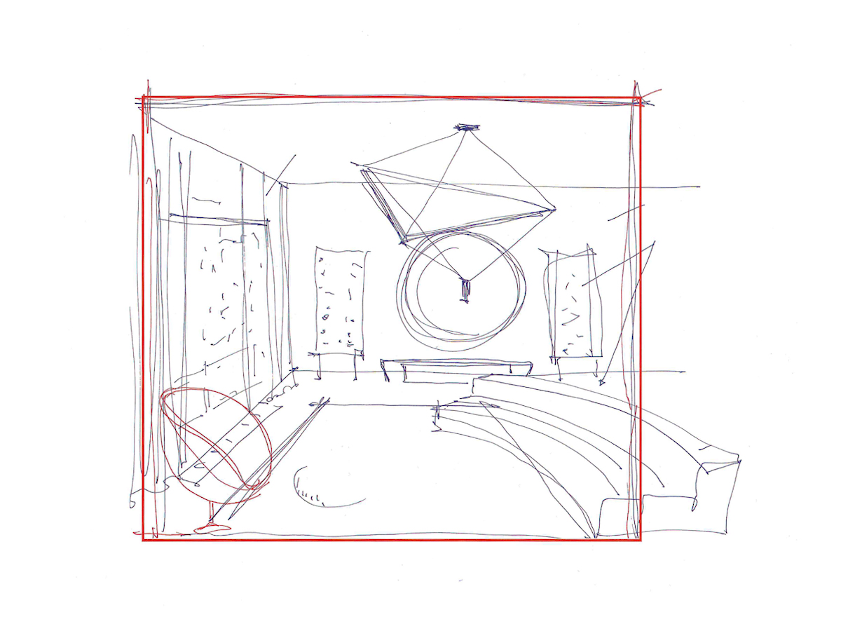 纽约 Tribeca 一居室公寓现代艺术设计丨美国纽约丨TAPIS ROUGE-16