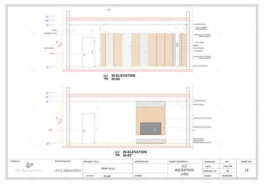 迪里耶卢里别墅丨沙特阿拉伯利雅得丨AB Design Line,Arch. Abdullah等4人-24